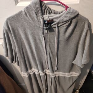Ina Gray Hooded Jumpsuit